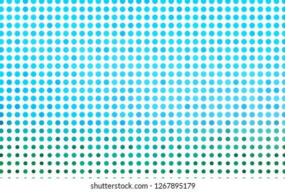 Light Blue, Green vector layout with circle shapes. Blurred bubbles on abstract background with colorful gradient. Design for posters, banners.