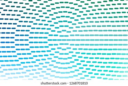 Light Blue, Green vector layout with flat lines. Decorative shining illustration with lines on abstract template. Best design for your ad, poster, banner.