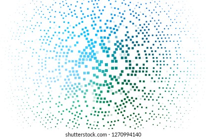 Light Blue, Green vector layout with lines, rectangles. Illustration with set of colorful rectangles. Best design for your ad, poster, banner.