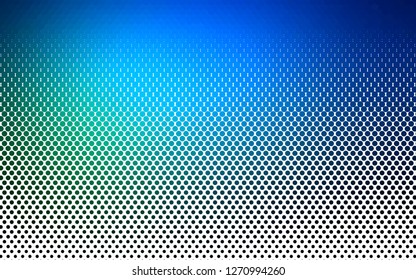 Light Blue, Green vector layout with circle shapes. Abstract illustration with colored bubbles in nature style. Pattern for ads, leaflets.