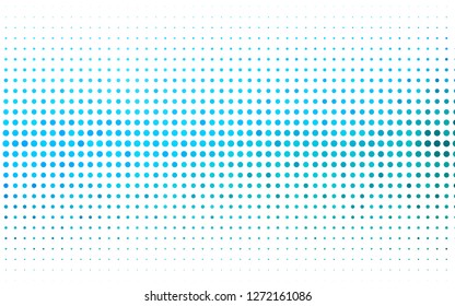 Light Blue, Green vector layout with circle shapes. Blurred bubbles on abstract background with colorful gradient. Template for your brand book.