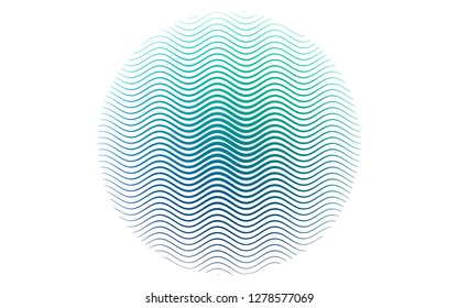 Light Blue, Green vector layout with flat lines. Shining illustration with lines on abstract template. Smart design for your business advert.