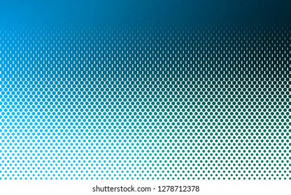 Light Blue, Green vector layout with circle shapes. Glitter abstract illustration with blurred drops of rain. Pattern for ads, booklets.
