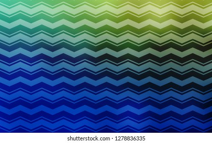 Light Blue, Green vector layout with flat lines. Blurred decorative design in simple style with lines. Template for your beautiful backgrounds.