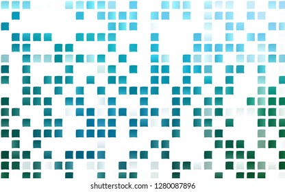 Light Blue, Green vector layout with lines, rectangles. Modern abstract illustration with colorful rectangles. Pattern for busines ad, booklets, leaflets