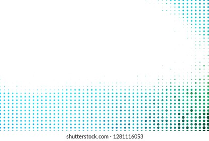 Light Blue, Green vector layout with circle shapes. Modern abstract illustration with colorful water drops. Template for your brand book.