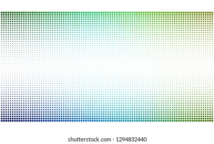 Light Blue, Green vector  layout with circle shapes. Glitter abstract illustration with blurred drops of rain. Pattern for ads, leaflets.