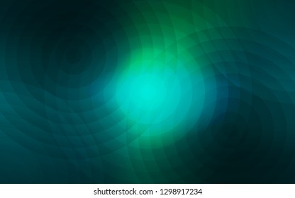 Light Blue, Green vector layout with circle shapes. Modern abstract illustration with colorful water drops. New design for ad, poster, banner of your website.