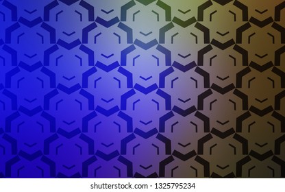 Light Blue, Green vector layout with wry lines. Glitter abstract illustration with wry lines. Abstract design for your web site.