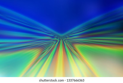 Light Blue, Green vector layout with wry lines. A circumflex abstract illustration with gradient. Elegant pattern for a brand book.