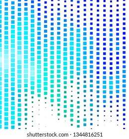 Light Blue, Green vector layout with lines, rectangles. Abstract gradient illustration with rectangles. Template for cellphones.