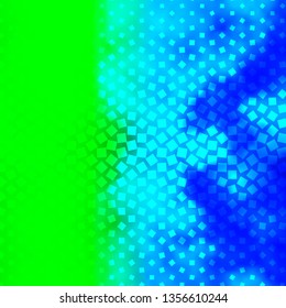 Light Blue, Green vector layout with lines, rectangles. Abstract gradient illustration with colorful rectangles. Best design for your ad, poster, banner.