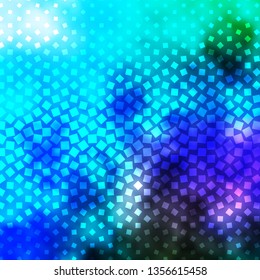 Light Blue, Green vector layout with lines, rectangles. Abstract gradient illustration with colorful rectangles. Pattern for commercials, ads.