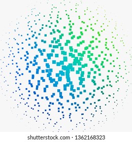 Light Blue, Green vector layout with lines, rectangles. Abstract gradient illustration with rectangles. Design for your business promotion.