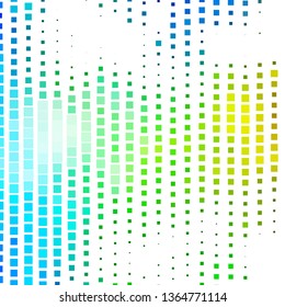 Light Blue, Green vector layout with lines, rectangles. Abstract gradient illustration with rectangles. Best design for your ad, poster, banner.