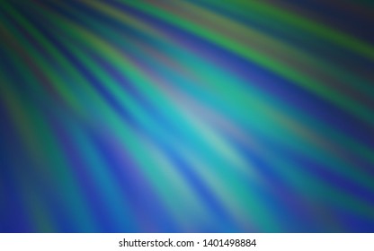 Light Blue, Green vector layout with flat lines. Modern geometrical abstract illustration with Lines. Smart design for your business advert.