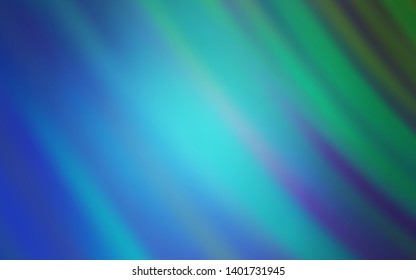 Light Blue, Green vector layout with flat lines. Blurred decorative design in simple style with lines. Pattern for ad, booklets, leaflets.
