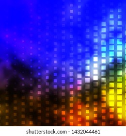 Light Blue, Green vector layout with lines, rectangles. Rectangles with colorful gradient on abstract background. Pattern for websites, landing pages.