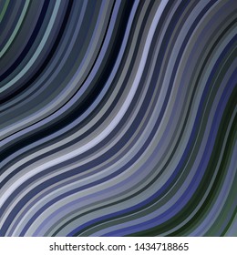 Light Blue, Green vector layout with circular arc. Abstract gradient illustration with wry lines. Best design for your posters, banners.