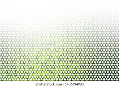Light Blue, Green vector layout with hexagonal shapes. Glitter abstract illustration in hexagonal style. Pattern for ads, leaflets.