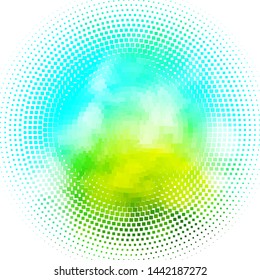 Light Blue, Green vector layout with lines, rectangles. Abstract gradient illustration with rectangles. Modern template for your landing page.