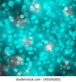 Light Blue, Green vector layout with circles. Abstract decorative design in gradient style with bubbles. Pattern for business ads.