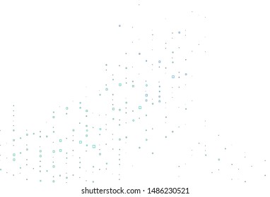 Light Blue, Green vector layout with rectangles, squares. Illustration with set of colorful rectangles. Smart design for your business advert.
