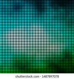 Light Blue, Green vector layout with lines, rectangles. Rectangles with colorful gradient on abstract background. Template for cellphones.