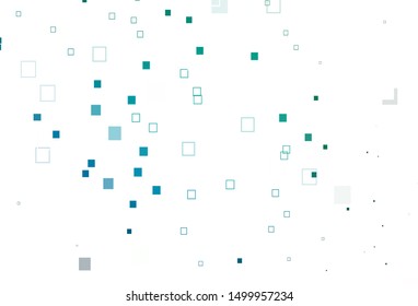 Light Blue, Green vector layout with rectangles, squares. Rectangles on abstract background with colorful gradient. Pattern for websites, landing pages.