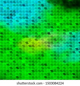 Light Blue, Green vector layout with lines, rectangles. Colorful illustration with gradient rectangles and squares. Modern template for your landing page.