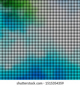 Light Blue, Green vector layout with lines, rectangles. Illustration with a set of gradient rectangles. Pattern for websites, landing pages.