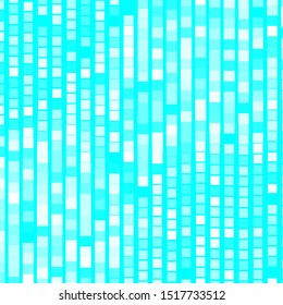 Light Blue, Green vector layout with lines, rectangles. Illustration with a set of gradient rectangles. Best design for your ad, poster, banner.