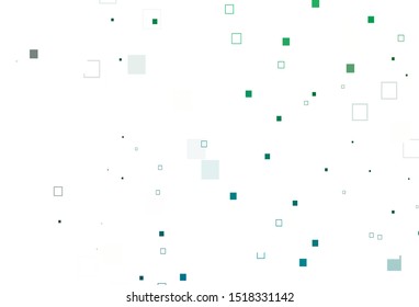 Light Blue, Green vector layout with rectangles, squares. Modern abstract illustration with colorful rectangles. Best design for your ad, poster, banner.