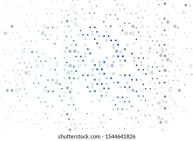 Light Blue, Green vector layout with circle shapes. Modern abstract illustration with colorful water drops. Design for posters, banners.