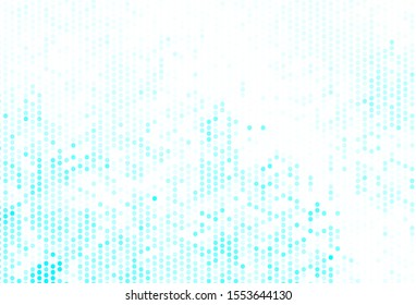 Light Blue, Green vector layout with circle shapes. Abstract illustration with colored bubbles in nature style. Pattern for ads, leaflets.