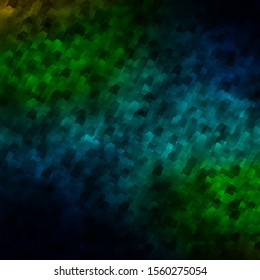 Light Blue, Green vector layout with hexagonal shapes. Design in abstract style with hexagons. Pattern for texture of wallpapers.
