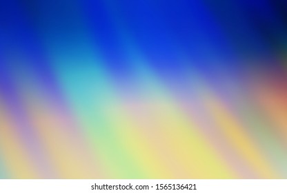 Light Blue, Green vector layout with flat lines. Lines on blurred abstract background with gradient. Best design for your ad, poster, banner.
