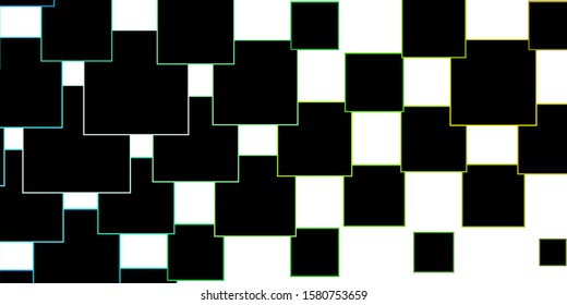 Light Blue, Green vector layout with lines, rectangles. Abstract gradient illustration with rectangles. Pattern for websites, landing pages.
