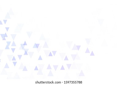 Light Blue, Green vector layout with lines, triangles. Decorative design in abstract style with triangles. Smart design for your adverts.