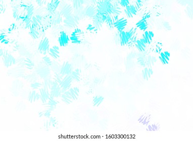 Light Blue, Green vector layout with flat lines. Lines on blurred abstract background with gradient. Pattern for ad, booklets, leaflets.