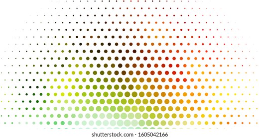 Light Blue, Green vector layout with circle shapes. Abstract colorful disks on simple gradient background. Pattern for wallpapers, curtains.