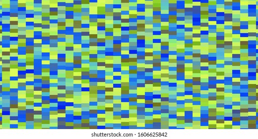 Light Blue, Green vector layout with lines, rectangles. Abstract gradient illustration with rectangles. Pattern for commercials, ads.