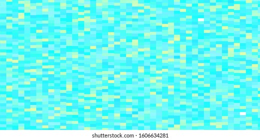 Light Blue, Green vector layout with lines, rectangles. Rectangles with colorful gradient on abstract background. Modern template for your landing page.