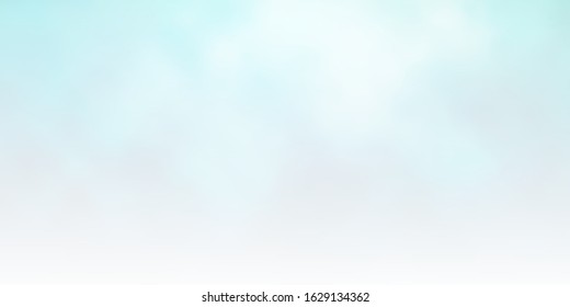 Light Blue, Green vector layout with cloudscape. Shining illustration with abstract gradient clouds. Pattern for your booklets, leaflets.