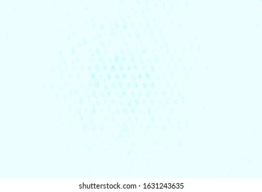 Light Blue, Green vector layout with circle shapes. Illustration with set of shining colorful abstract circles. New template for your brand book.