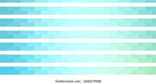 Light Blue, Green vector layout with lines. Geometric abstract illustration with blurred lines. Pattern for booklets, leaflets.