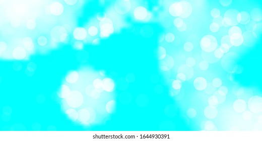 Light Blue, Green vector layout with circle shapes. Modern abstract illustration with colorful circle shapes. Pattern for booklets, leaflets.