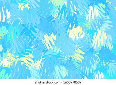 Bleu clair, disposition vectorielle verte avec lignes à plat. Illustration abstraite géométrique moderne avec Lignes. Modèle pour vos magnifiques arrière-plans.