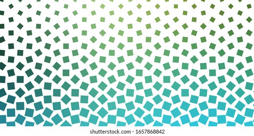 Light Blue, Green vector layout with lines, rectangles. Illustration with a set of gradient rectangles. Best design for your ad, poster, banner.