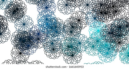 Light Blue, Green vector layout with circle shapes. Abstract colorful disks on simple gradient background. New template for a brand book.
